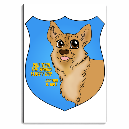 The Wrong Fluffy Boy - personalised A4, A5, A6 notebook by Kim Doodle