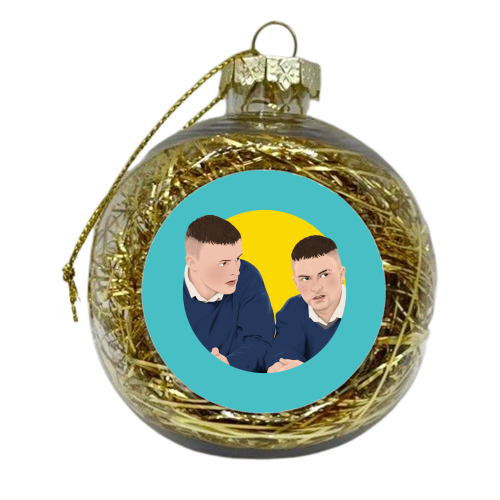 The Young Offenders - xmas bauble by Pink and Pip