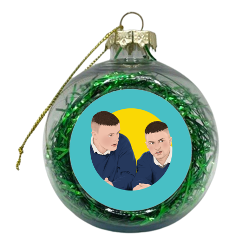 The Young Offenders - xmas bauble by Pink and Pip