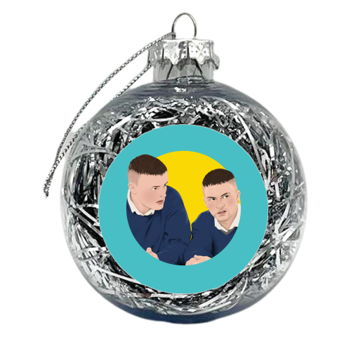 The Young Offenders - xmas bauble by Pink and Pip
