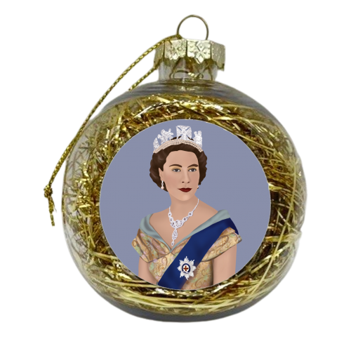 The Young Queen - xmas bauble by Rock and Rose Creative