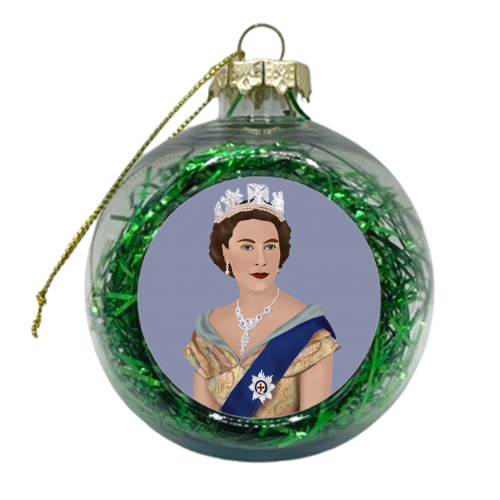 The Young Queen - xmas bauble by Rock and Rose Creative