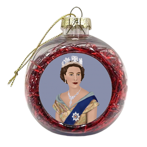 The Young Queen - xmas bauble by Rock and Rose Creative