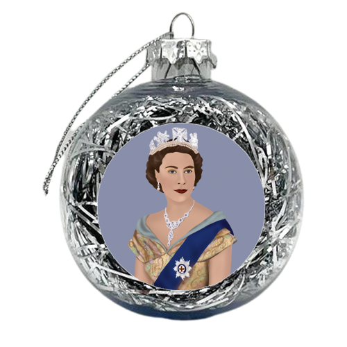 The Young Queen - xmas bauble by Rock and Rose Creative