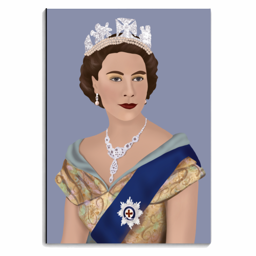 The Young Queen - personalised A4, A5, A6 notebook by Rock and Rose Creative