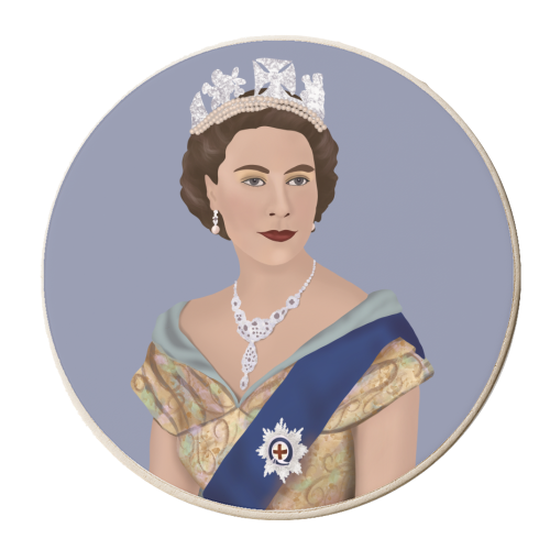 The Young Queen - personalised beer coaster by Rock and Rose Creative
