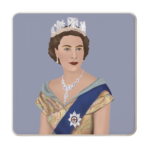 The Young Queen - personalised beer coaster by Rock and Rose Creative