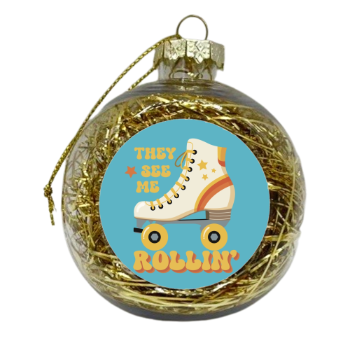 They see me rollin' - xmas bauble by Giddy Kipper