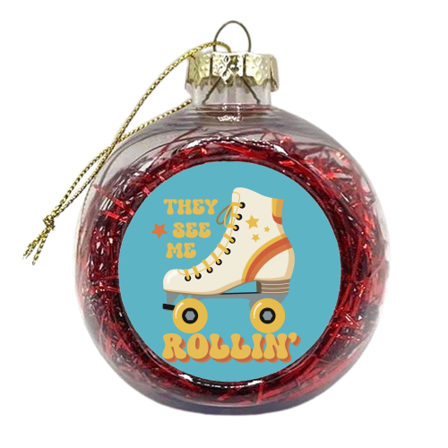 They see me rollin' - xmas bauble by Giddy Kipper