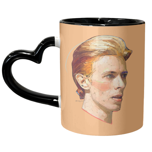 Thin White Duke - unique mug by Beverley Rae