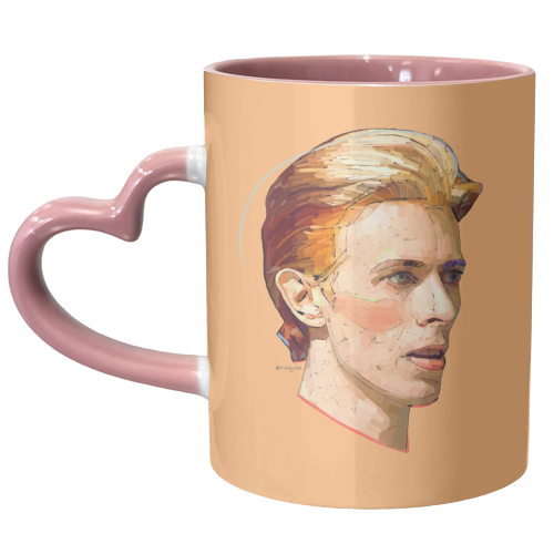 Thin White Duke - unique mug by Beverley Rae