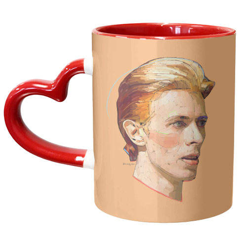 Thin White Duke - unique mug by Beverley Rae