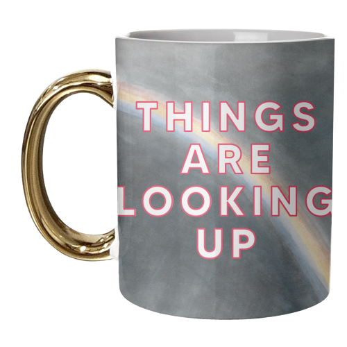 Things Are Looking Up - unique mug by The 13 Prints