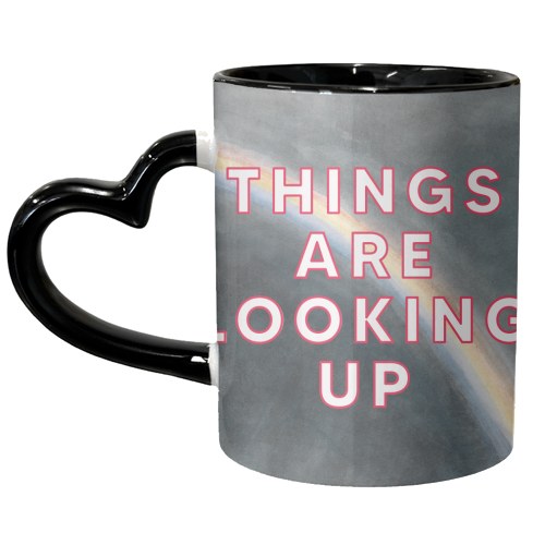 Things Are Looking Up - unique mug by The 13 Prints