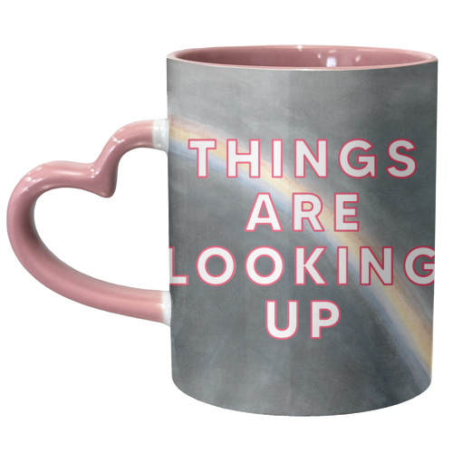 Things Are Looking Up - unique mug by The 13 Prints