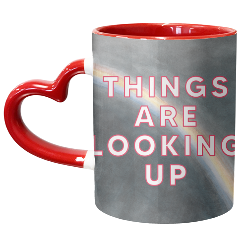 Things Are Looking Up - unique mug by The 13 Prints