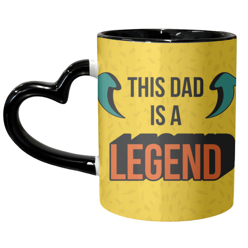 This Dad is a Legend - unique mug by AbiGoLucky
