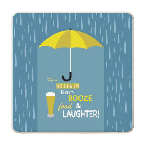 This is Britain - personalised beer coaster by sam keeley