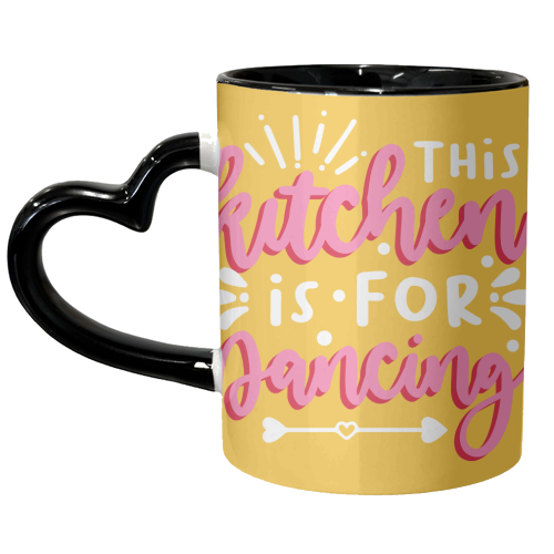 This Kitchen is for Dancing - unique mug by AbiGoLucky