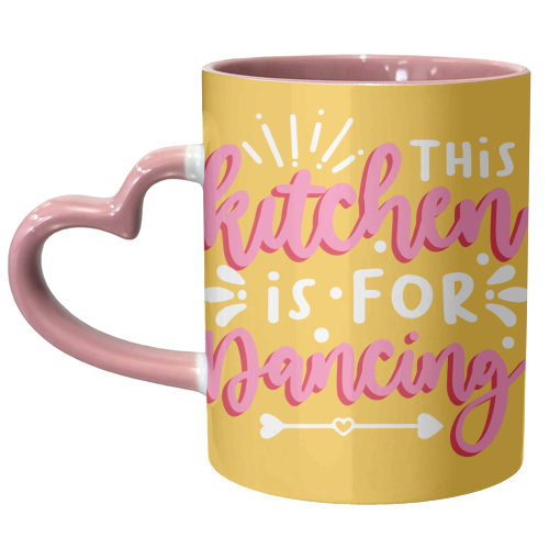 This Kitchen is for Dancing - unique mug by AbiGoLucky