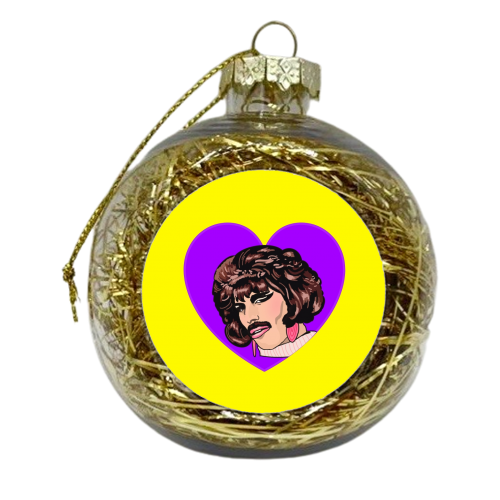This Time I Know It's For Real - xmas bauble by Wallace Elizabeth