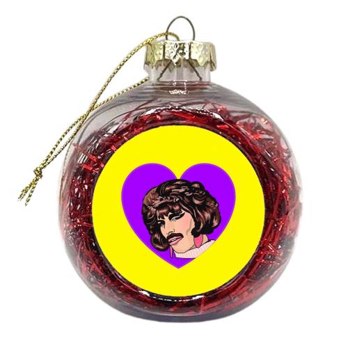 This Time I Know It's For Real - xmas bauble by Wallace Elizabeth