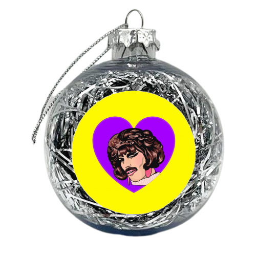 This Time I Know It's For Real - xmas bauble by Wallace Elizabeth