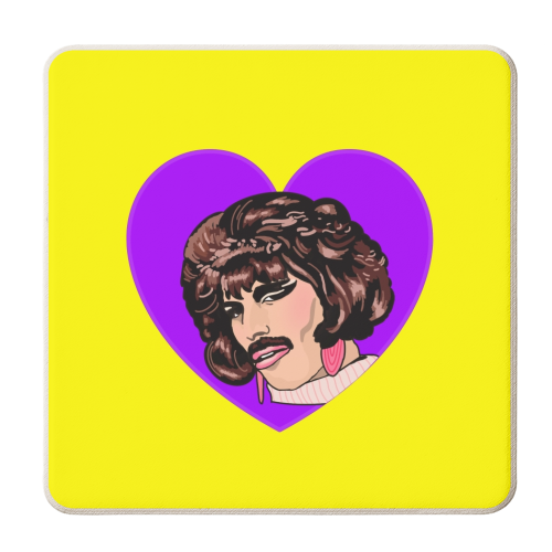 This Time I Know It's For Real - personalised beer coaster by Wallace Elizabeth