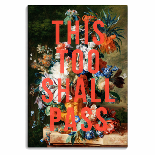 This Too Shall Pass - personalised A4, A5, A6 notebook by The 13 Prints