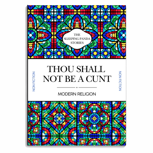 Thou Shall Not Be a Cunt - personalised A4, A5, A6 notebook by Ms Doodle