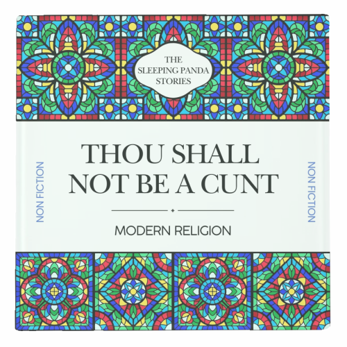 Thou Shall Not Be a Cunt - personalised beer coaster by Ms Doodle