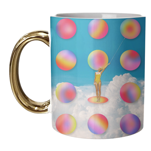 Thought Bubbles - unique mug by OhMC! Designs