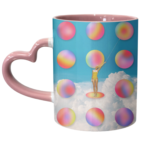 Thought Bubbles - unique mug by OhMC! Designs