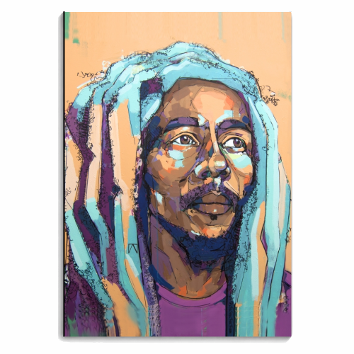 Thoughtful Bob - personalised A4, A5, A6 notebook by Laura Selevos