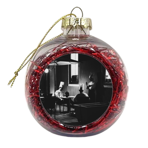 Three chefs - xmas bauble by Jamie Waters