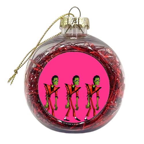 Thriller  - xmas bauble by ainsley wilson