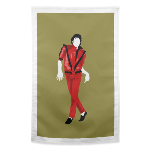 THRILLER!!!! - funny tea towel by ainsley wilson