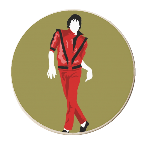 THRILLER!!!! - personalised beer coaster by ainsley wilson