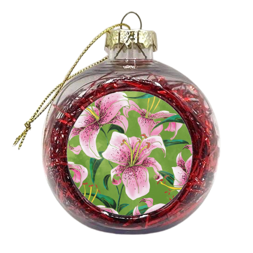 Tiger Lily - xmas bauble by Uma Prabhakar Gokhale