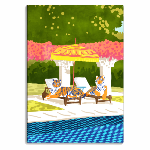 Tiger Vacay - personalised A4, A5, A6 notebook by Uma Prabhakar Gokhale