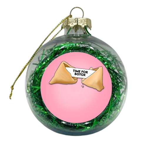Time for Botox - xmas bauble by Pink and Pip