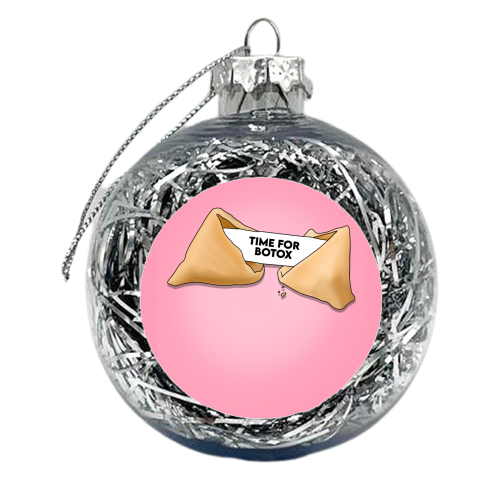 Time for Botox - xmas bauble by Pink and Pip