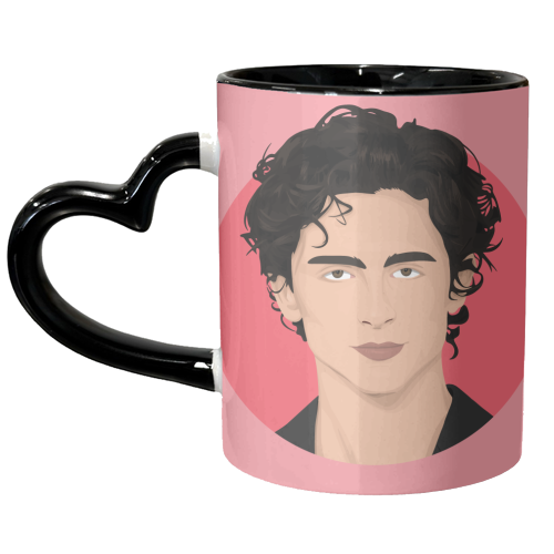 Timothée Chalamet - unique mug by Pink and Pip