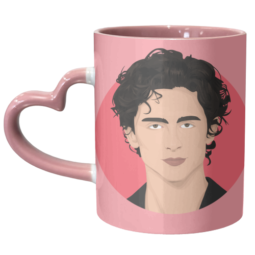 Timothée Chalamet - unique mug by Pink and Pip