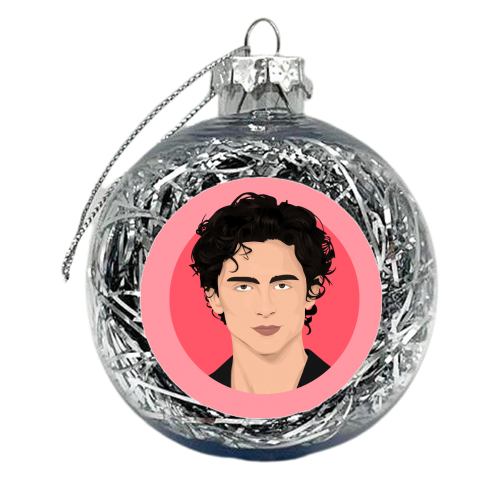 Timothée Chalamet - xmas bauble by Pink and Pip