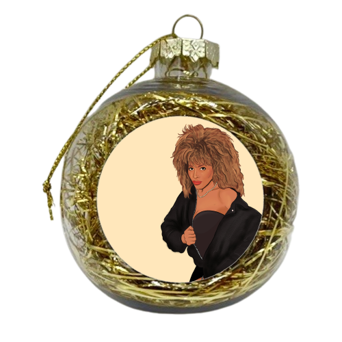 Tina Turner - xmas bauble by The Queer Store