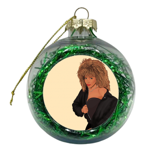 Tina Turner - xmas bauble by The Queer Store