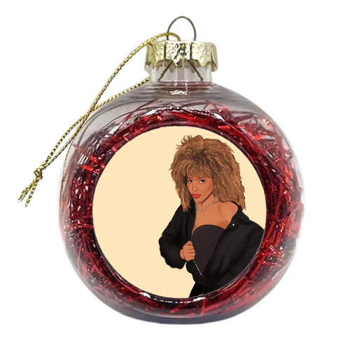Tina Turner - xmas bauble by The Queer Store