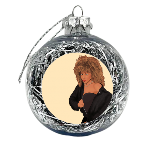 Tina Turner - xmas bauble by The Queer Store