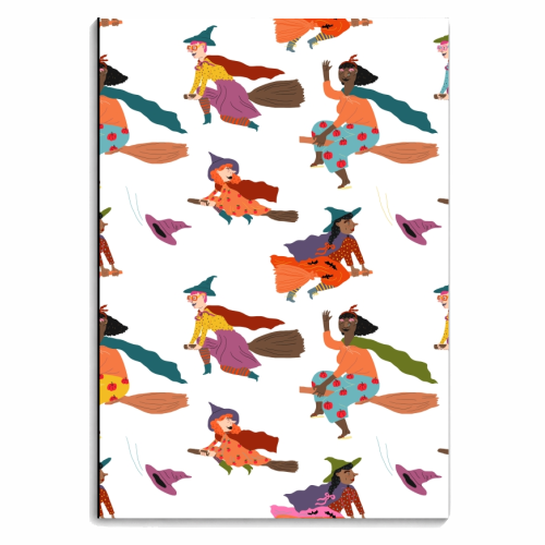 Tiny witches - personalised A4, A5, A6 notebook by Ezra W. Smith
